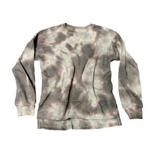 Tie dye crewneck sweater
